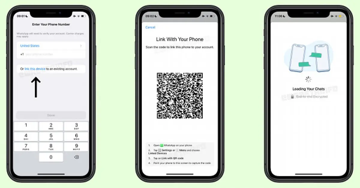 how to use whatsApp on two phones